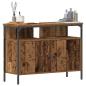Preview: Badezimmer Waschbecken Schrank Altholz 80x30x60 cm Spanplatte