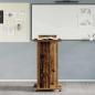 Preview: Rednerpult mit Rollen Alte Holzwerkstoff