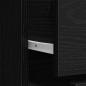 Preview: Kleiderschrank Schwarz Eiche 80x52x180 cm Ingenieurholz