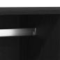 Preview: Kleiderschrank Schwarz Eiche 80x52x180 cm Ingenieurholz