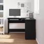 Preview: Schreibtisch Schwarz Eiche 120x140x75 cm aus Holz
