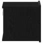Preview: Nachttisch schwarze Eiche 40x30x30 cm aus Holzwerkstoff