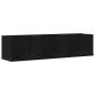 Preview: CD-Wandregal Schwarze Eiche 75x18x18 cm aus Holzwerkstoff