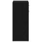 Preview: Schuhschrank Schwarz Eiche 60x35x84 cm