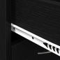 Preview: Schuhschrank Schwarz Eiche 60x35x84 cm