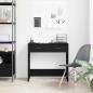 Preview: Schreibtisch Schwarz Eiche 80x40x75 cm Holzwerkstoff