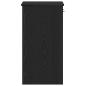 Preview: Schreibtisch Schwarz Eiche 80x40x75 cm Holzwerkstoff