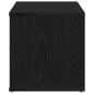 Preview: TV-Schränk 80 x 34 x 36 cm Schwarz Eichen-Optik Holzwerkstoff