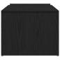 Preview: Couchtisch Schwarz Eiche 90x45x35 cm Holzwerkstoff