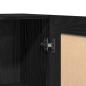 Preview: Bücherregal Schwarz Eiche 82,5x30,5x115 cm Holzwerkstoff