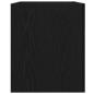 Preview: Waschbeckenunterschrank Schwarz Eiche 90x38,5x46 cm Holzwerkstoff