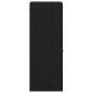 Preview: Bad-Wandschrank Schwarz Eiche 30x30x80 cm Spanplatte