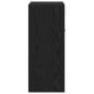 Preview: Badezimmer-Schrank Schwarz Eiche 60x33x80 cm aus Ingenieurholz