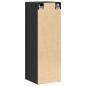 Preview: Wand-TV-Schrank Schwarz Eiche 30,5x30x90 cm aus Holzwerkstoff