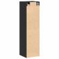 Preview: TV-Schrank Schwarz Eiche 30,5x30x110 cm Nachbildung