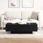 Preview: ARDEBO.de - Couchtisch Schwarze Eiche 100x30x36,5 cm Holzwerkstoff