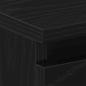 Preview: Nachttische 2er Set Schwarz Eiche 40x30x39 cm Holzwerkstoff