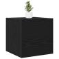 Preview: Wand-TV-Schrank Schwarz Eiche 30,5x30x30 cm