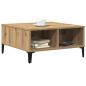 Preview: Couchtisch Artisan Eiche 60x60x30 cm Holzwerkstoff