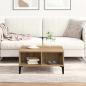 Preview: Couchtisch Artisan Eiche 60x60x30 cm Holzwerkstoff