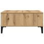 Preview: Couchtisch Artisan Eiche 60x60x30 cm Holzwerkstoff