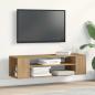Preview: ARDEBO.de - Wand-TV-Schrank Artisan Eiche 100x30x26,5 cm Holzwerkstoff