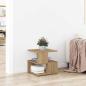 Preview: ARDEBO.de - Beistelltisch Artisan Eiche 40x40x40 cm Holzmaterial