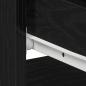 Preview: Nachttische 2er Set Schwarz Eiche 50x40x43,5 cm Holzwerkstoff