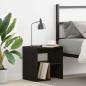Preview: ARDEBO.de - Nachttisch Schwarz Eiche 40x30x40 cm Ingenieured Holz