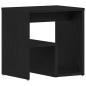 Preview: Nachttisch Schwarz Eiche 40x30x40 cm Ingenieured Holz