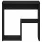 Preview: Nachttisch Schwarz Eiche 40x30x40 cm Ingenieured Holz