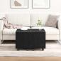 Preview: Couchtisch Schwarz Eiche 60x60x38 cm