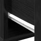 Preview: Couchtisch Schwarz Eiche 60x60x38 cm