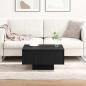 Preview: Couchtisch Schwarz Eiche 60x60x31,5 cm aus Holzwerkstoff