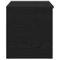 Preview: Aufbewahrungstruhe Schwarz Eiche 84x42x46 cm Holzwerkstoff