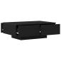 Preview: Couchtisch Schwarz Eiche 90x60x31 cm Holzwerkstoff