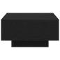 Preview: Couchtisch Schwarz Eiche 90x60x31 cm Holzwerkstoff