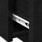 Preview: Couchtisch Schwarz Eiche 90x60x31 cm Holzwerkstoff