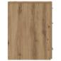 Preview: Apotheker Schrank Artisan Eiche 20x45,5x60 cm Holzwerkstoff