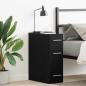Preview: ARDEBO.de - Apotheker-Schrank in Schwarz Eiche 20x45,5x60 cm aus Holzwerkstoff
