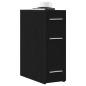Preview: Apotheker-Schrank in Schwarz Eiche 20x45,5x60 cm aus Holzwerkstoff