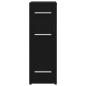 Preview: Apotheker-Schrank in Schwarz Eiche 20x45,5x60 cm aus Holzwerkstoff