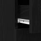 Preview: Apotheker-Schrank in Schwarz Eiche 20x45,5x60 cm aus Holzwerkstoff