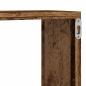 Preview: Wandregale 2er Set Altes Holz 80x15x26 cm Holzwerkstoff