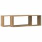 Preview: Wandregale 2er Set Artisan Eiche 80x15x26 cm Holzwerkstoff