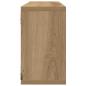 Preview: 4er Set Wandregale Artisan Eiche 80x15x26 cm Holzwerkstoff