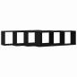 Preview: Wandregale 4er Set Schwarz Eiche 80x15x26 cm Holzwerkstoff