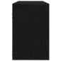 Preview: Wandregale 2er Set Schwarz Eiche 60x15x23 cm Aus Spanplatte