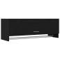 Preview: Kleiderschrank schwarz Eiche 100 x 32,5 x 35 cm Holzwerkstoff