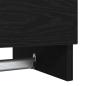 Preview: Kleiderschrank schwarz Eiche 100 x 32,5 x 35 cm Holzwerkstoff